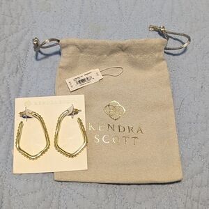 Kendra Scott Lonnie Bead hoop stud